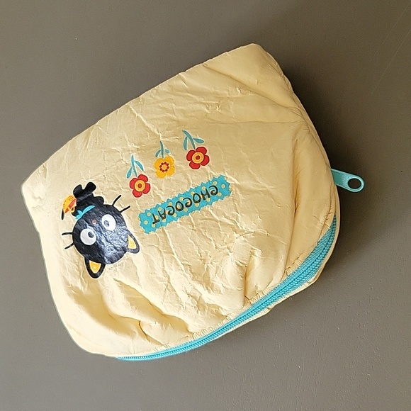 Sanrio Chococat Rare Zip Top Coin Purse Pouch Kawaii 2006 Hello Kitty Mini Bag - Picture 3 of 12